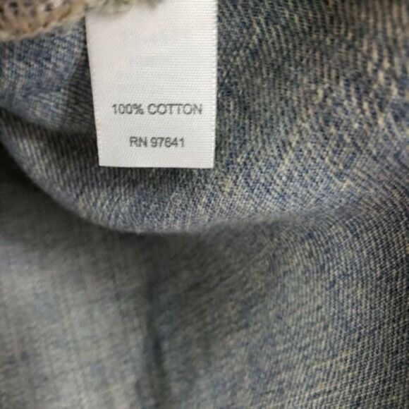 J Jill Denim Jacket button up long sleeve size small cotton - Picture 2 of 7